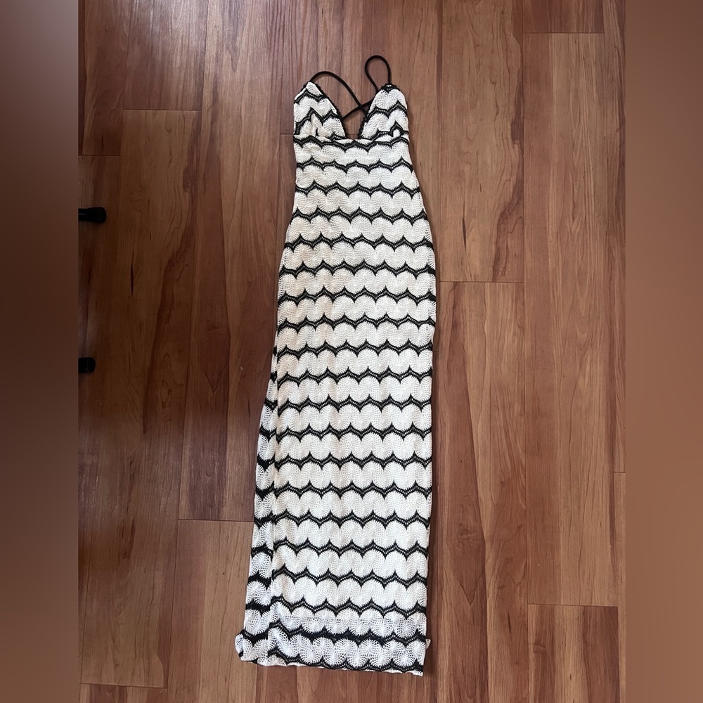 Bershka Backless Maxi Dress